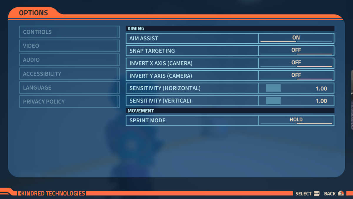 Settings in Revenge of the Savage Planet