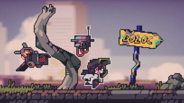 Main title screen in Doloc Town