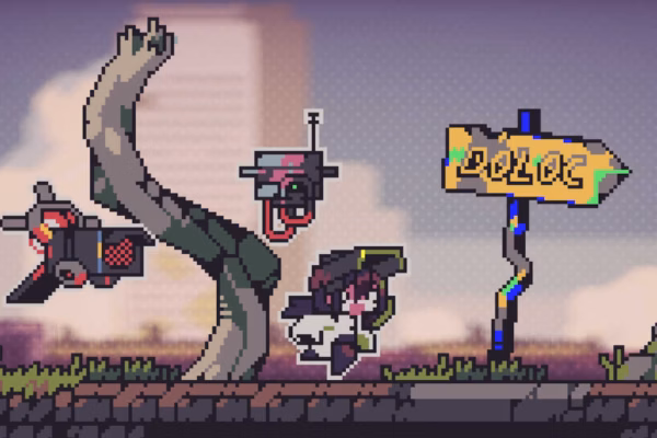 Main title screen in Doloc Town