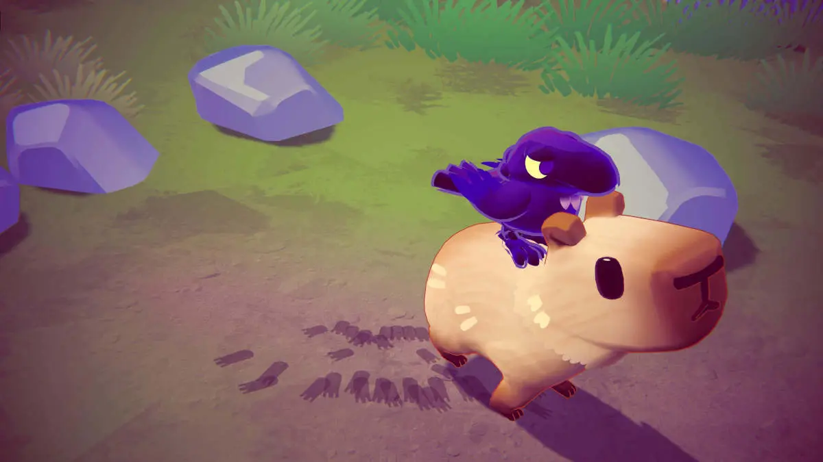 Capy and Corvy in Capy Castaway