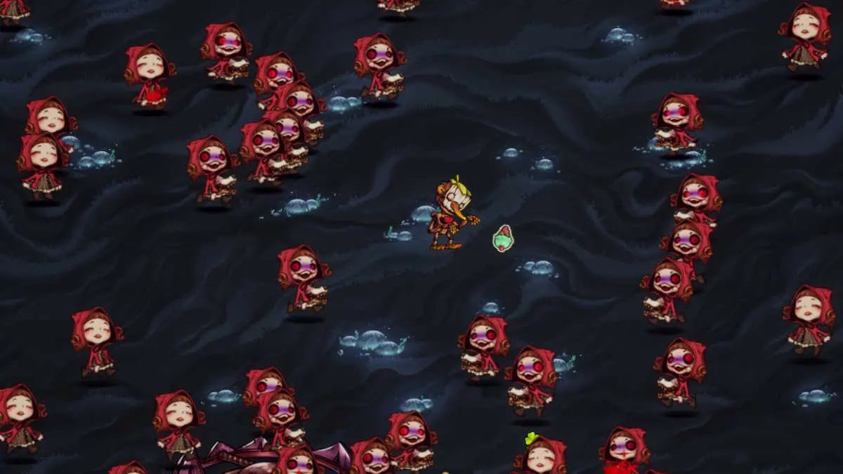 Character and enemies in Dark Fairy Tale: Dreamland Survivors
