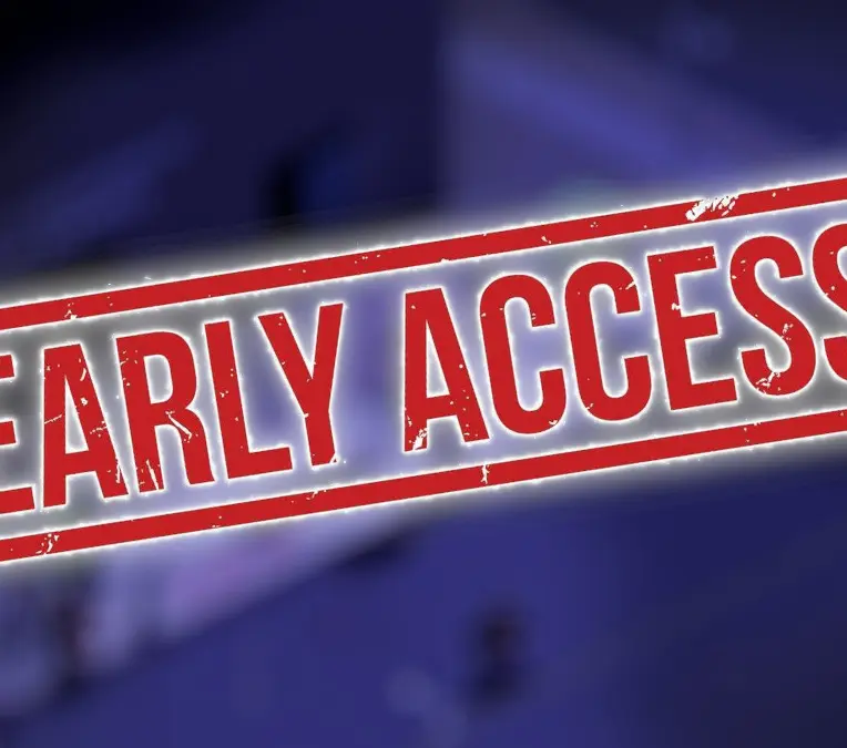 Early access stamp over a Project Zomboid screenshot