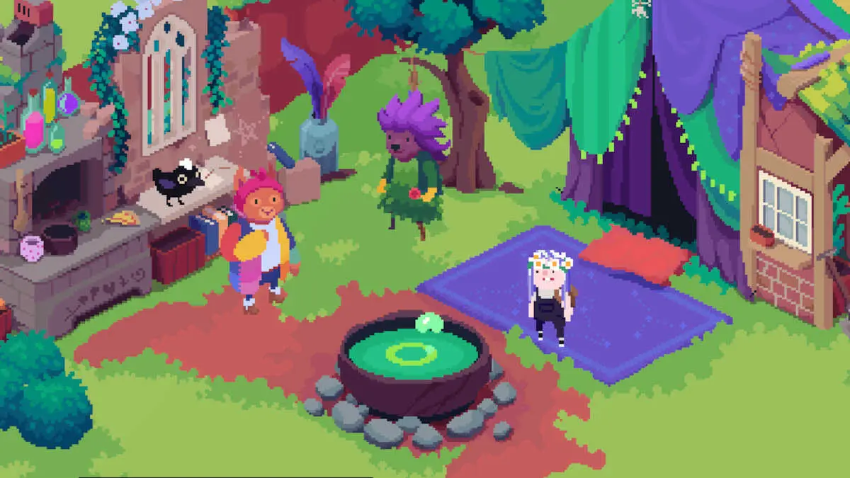 Coco and Charley in Ritual of Raven