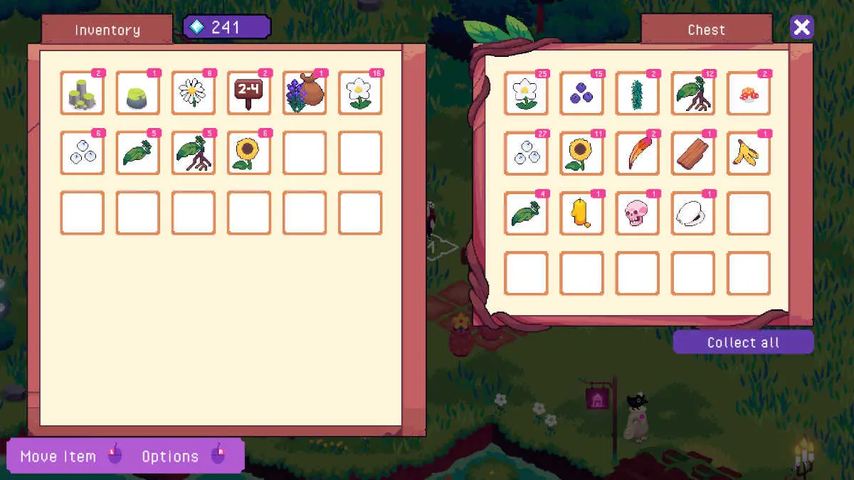 Inventory management in Ritual of Raven