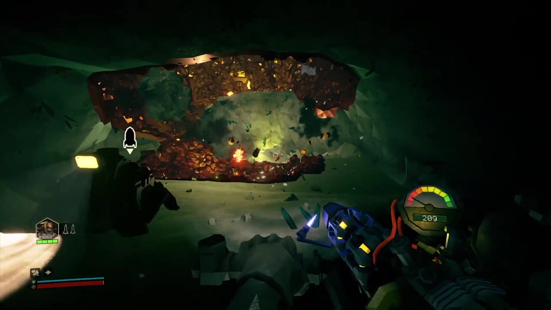 Deep Rock Galactic gameplay screenshot