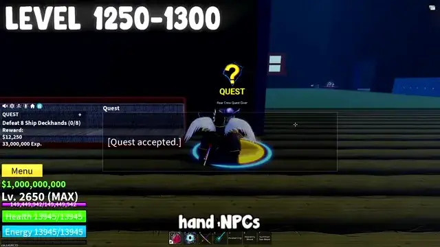 Blox Fruits gameplay screenshot