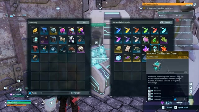 Palworld gameplay screenshot