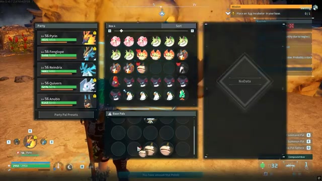 Palworld gameplay screenshot