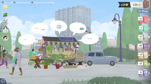 Tiny Bookshop gameplay screenshot