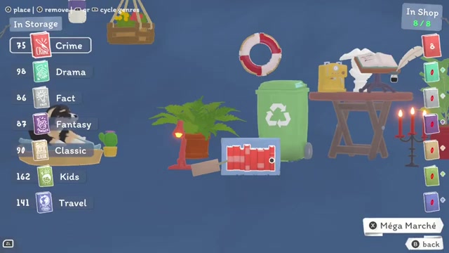 Tiny Bookshop gameplay screenshot