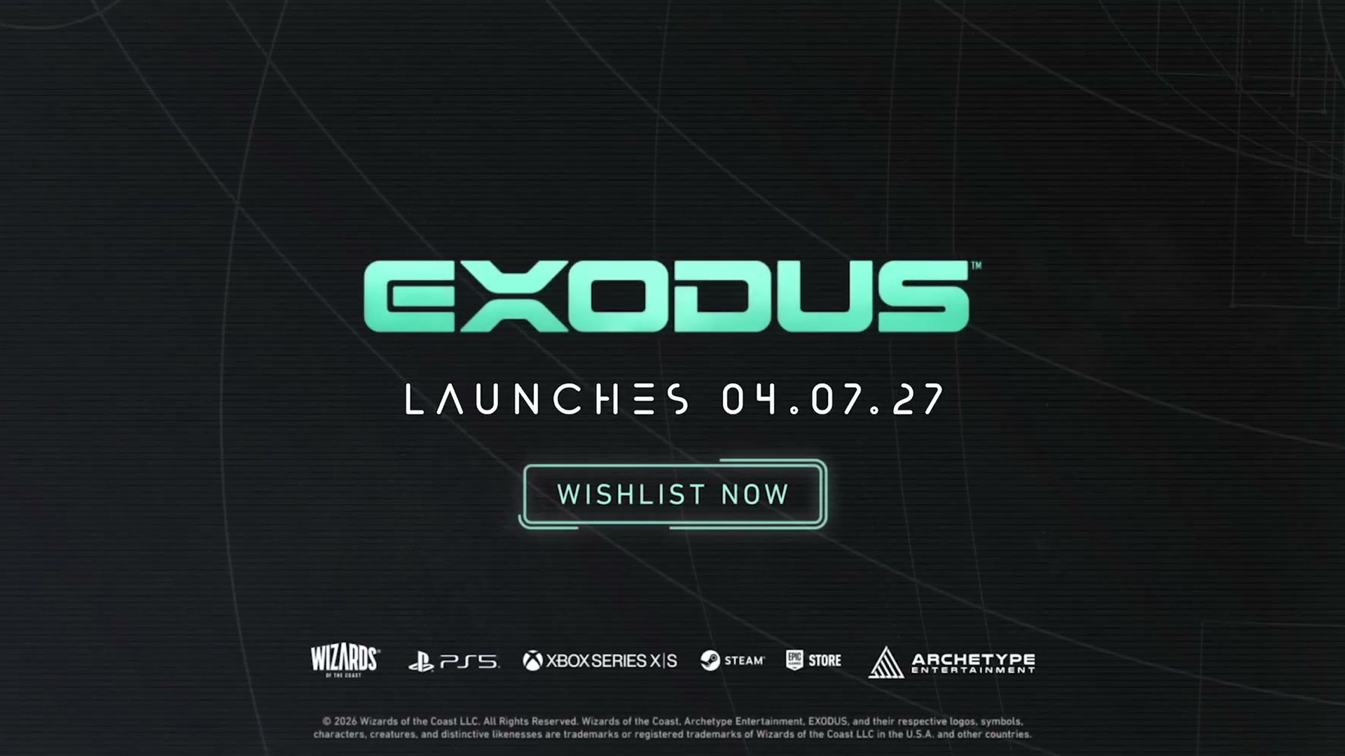 Exodus screenshot from its Gamescom Opening Night Live 2026 trailer