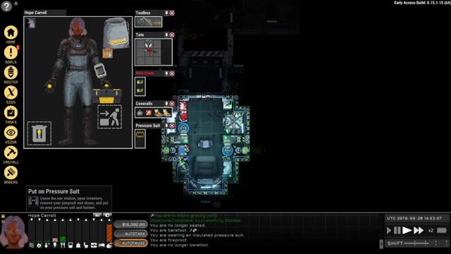 Ostranauts gameplay screenshot