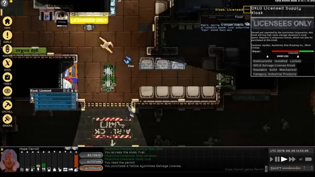 Ostranauts gameplay screenshot