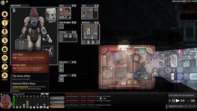 Ostranauts gameplay screenshot