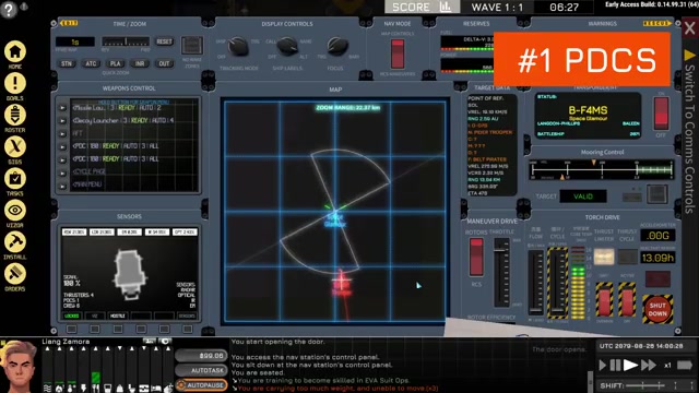 Ostranauts gameplay screenshot
