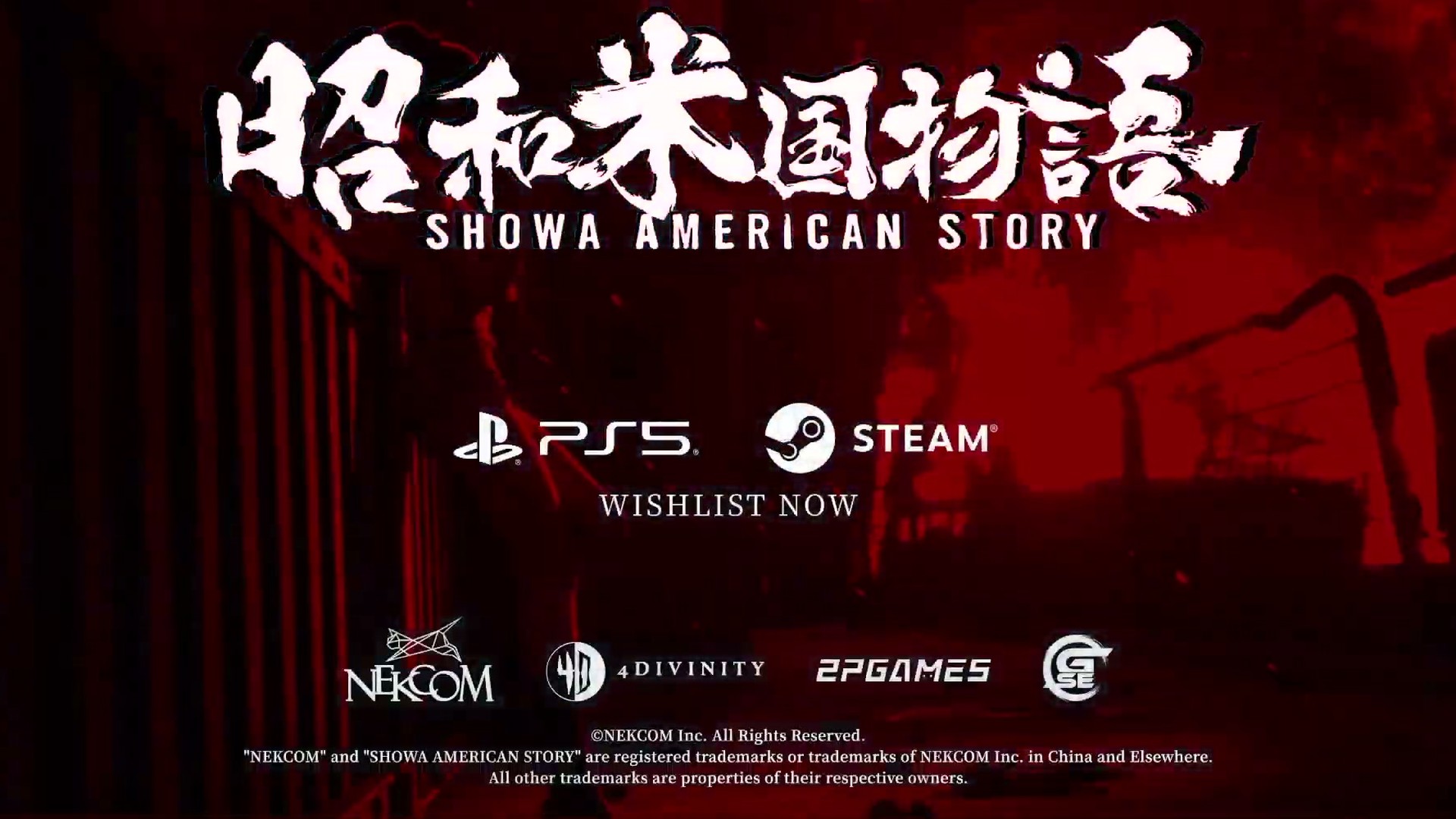 Showa American Story screenshot from its Gamescom Opening Night Live 2026 trailer