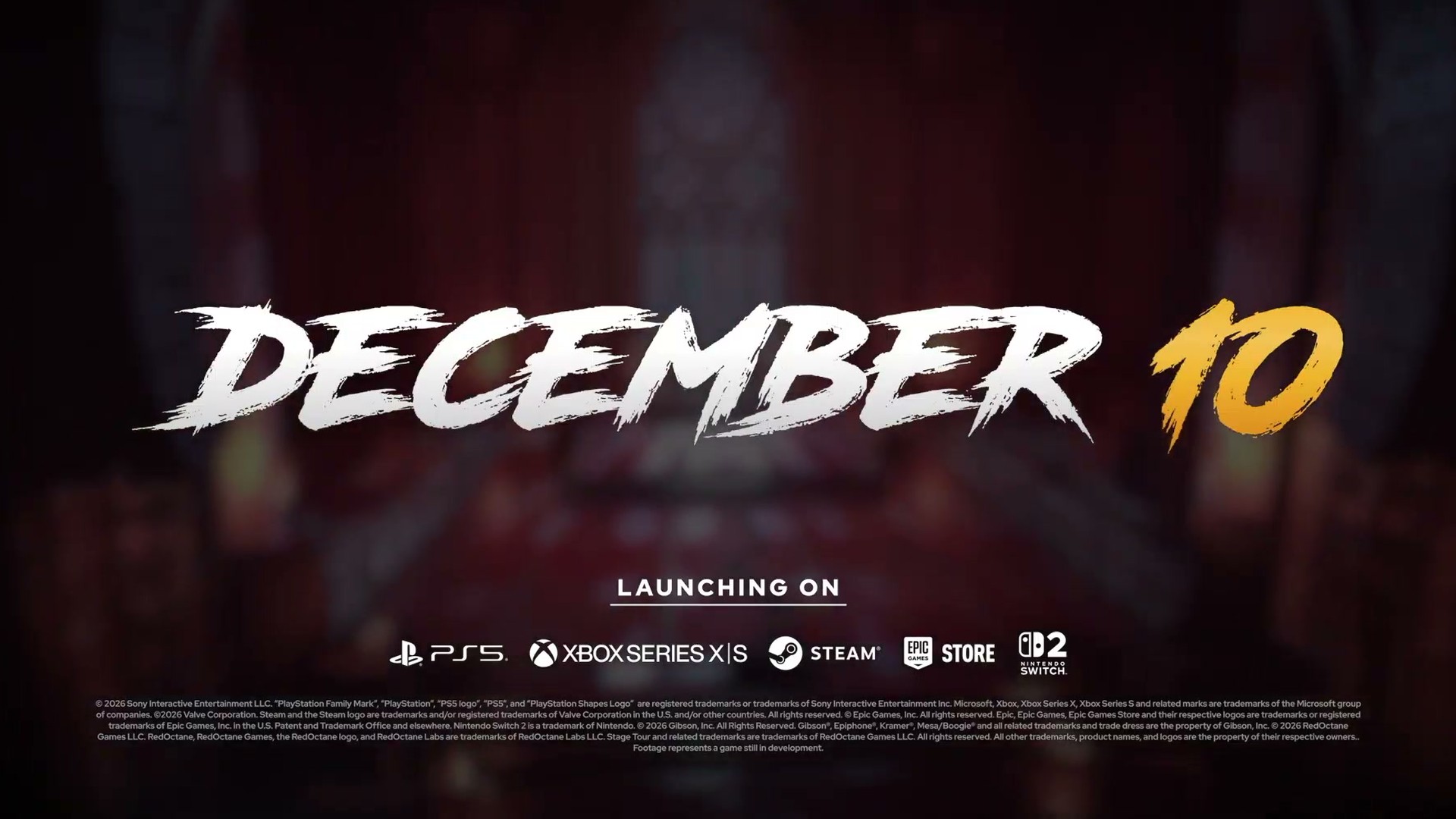 Stage Tour screenshot from its Gamescom Opening Night Live 2026 trailer