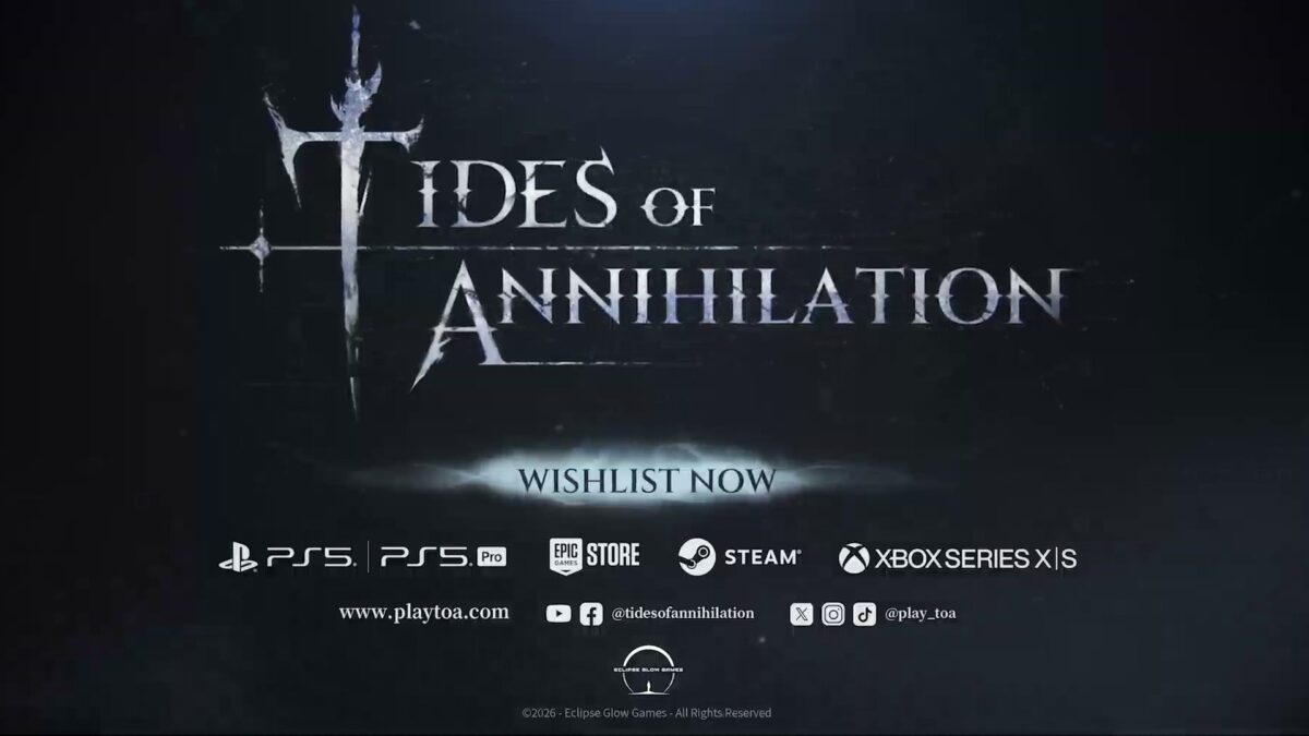 Tides of Annihilation at Gamescom Opening Night Live 2026