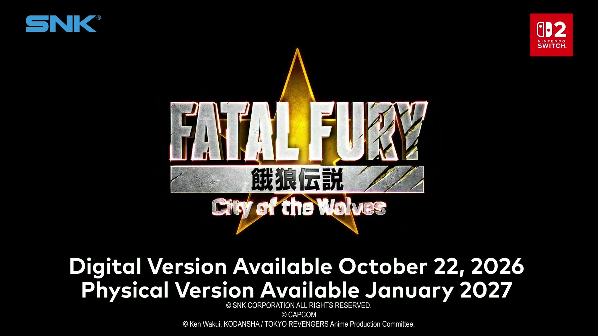 Fatal Fury: City of the Wolves screenshot from its Nintendo Direct September 2026 trailer