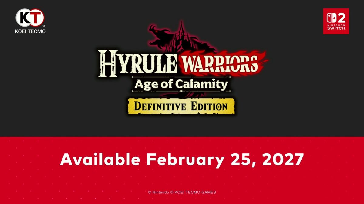 Hyrule Warriors: Age of Calamity Definitive Edition at Nintendo Direct September 2026