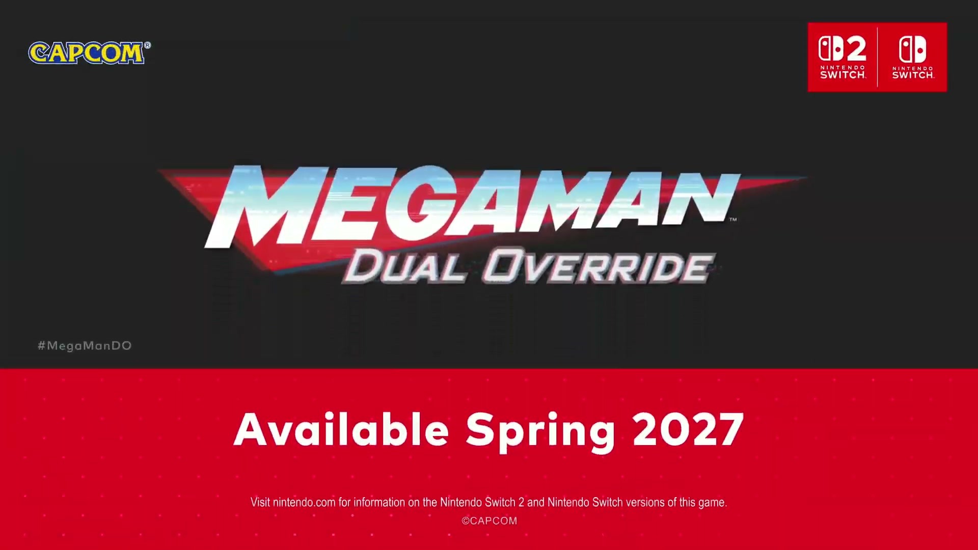 Mega Man: Dual Override screenshot from its Nintendo Direct September 2026 trailer
