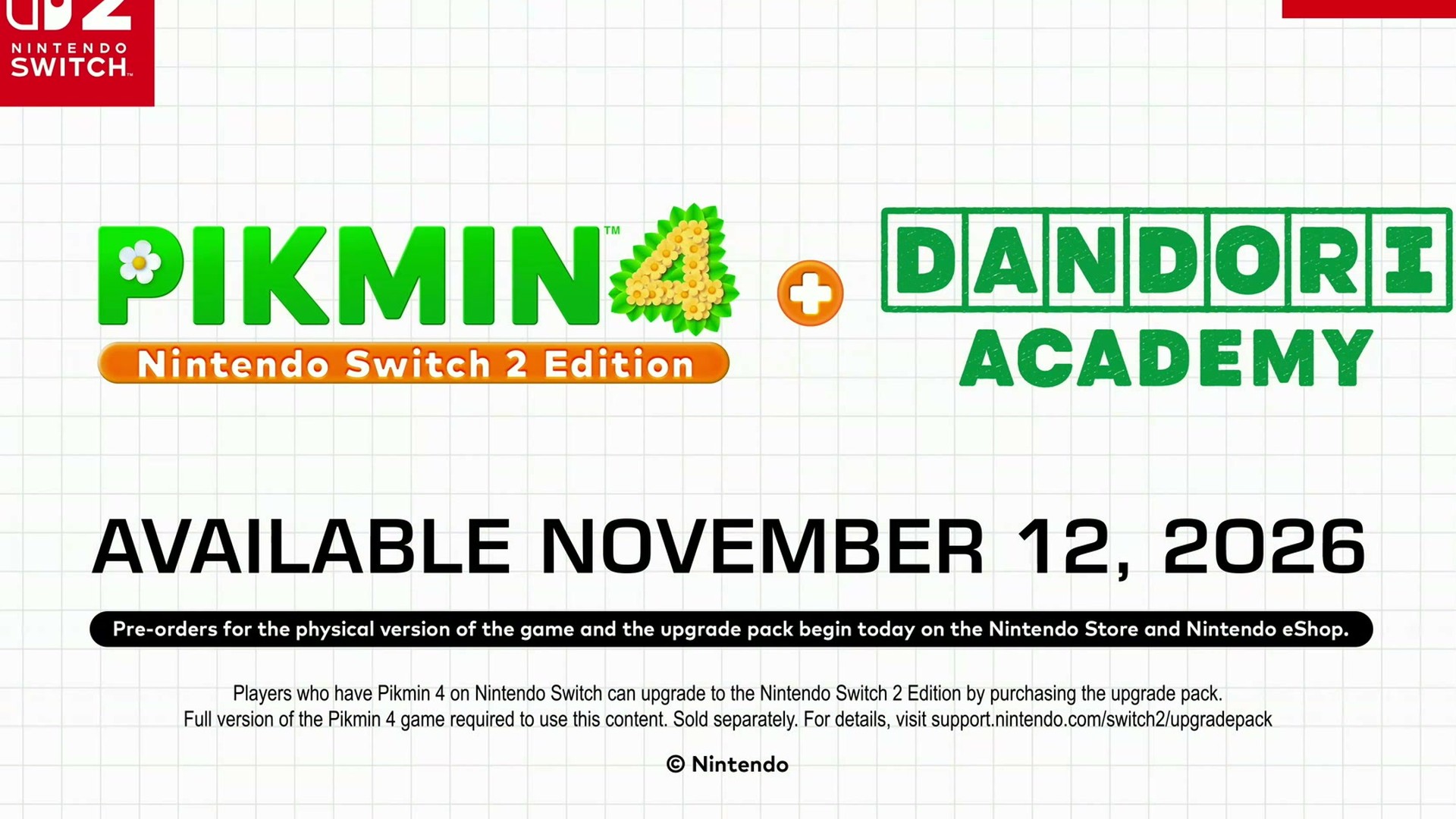 Pikmin 4 screenshot from its Nintendo Direct September 2026 trailer