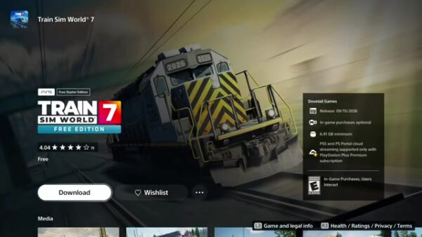 Train Sim World 7 gameplay screenshot