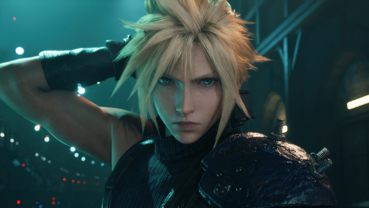 Cloud Strife drawing the Buster Sword in Final Fantasy VII Remake Intergrade