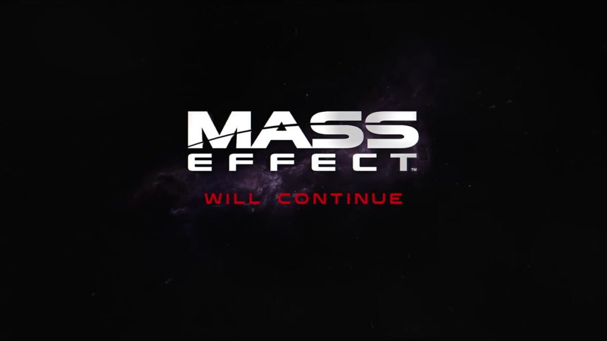 Mass Effect will continue end card from the 2020 Mass Effect teaser