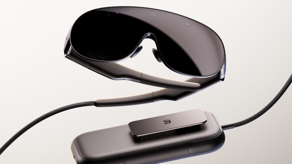 Meta VR Glasses with their tethered compute puck, Meta's next VR hardware due in spring 2027