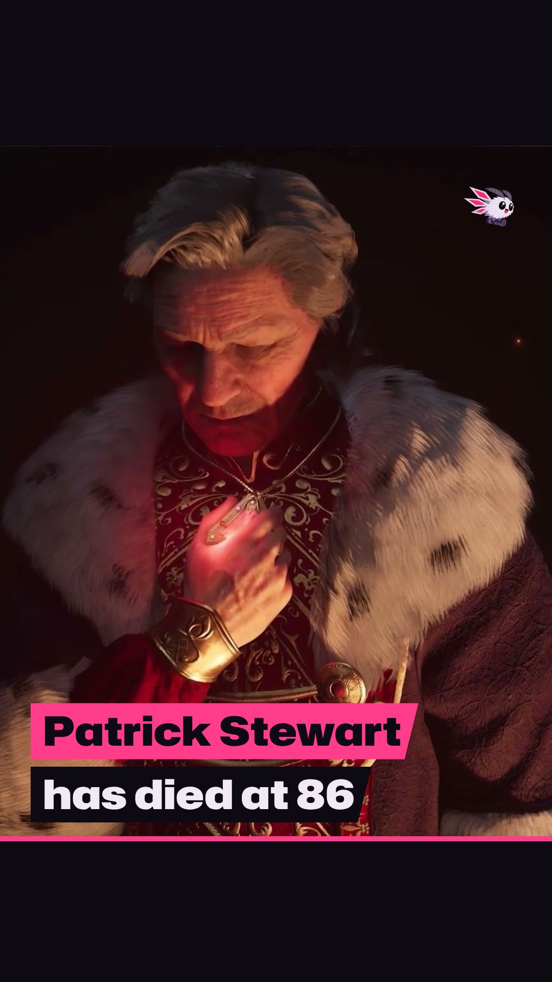 Patrick Stewart, voice of Oblivion's Emperor, dies at 86